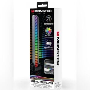 Monster Basics RGB+IC LED Equalizer Light Bar With Bluetooth Control
